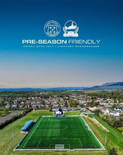 The Showgrounds pictured ahead of a pre-season friendly on the new pitch